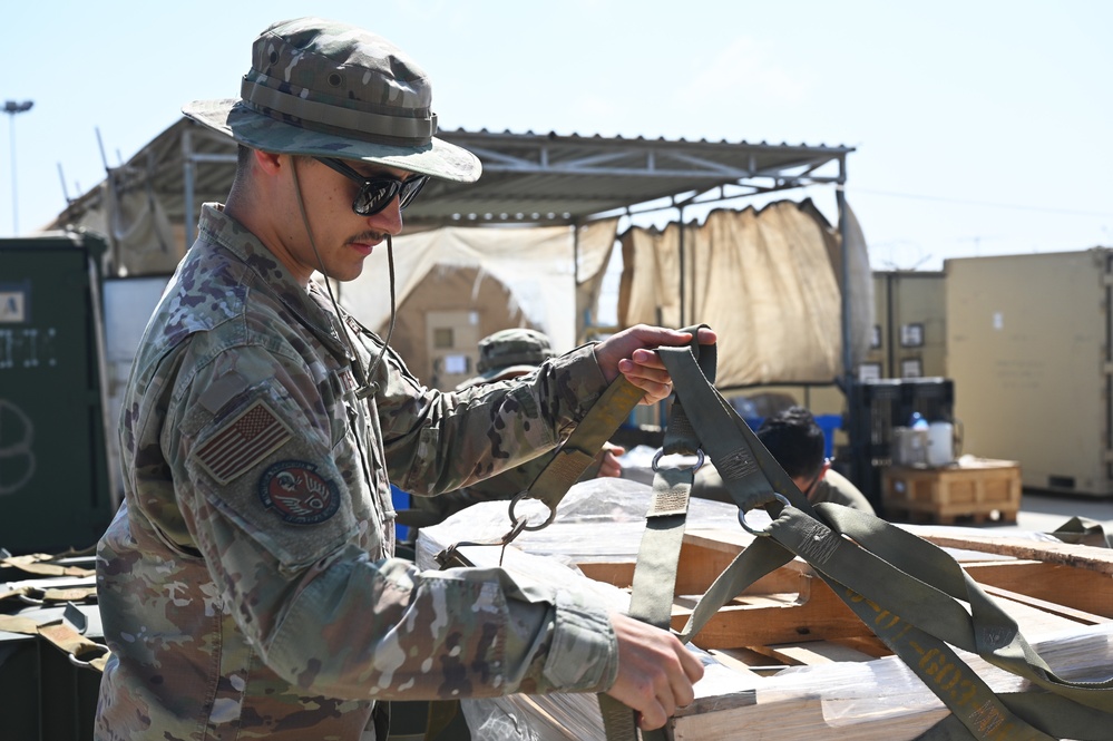 726th EABS Materiel Management specialists keep east Africa AOR supplied