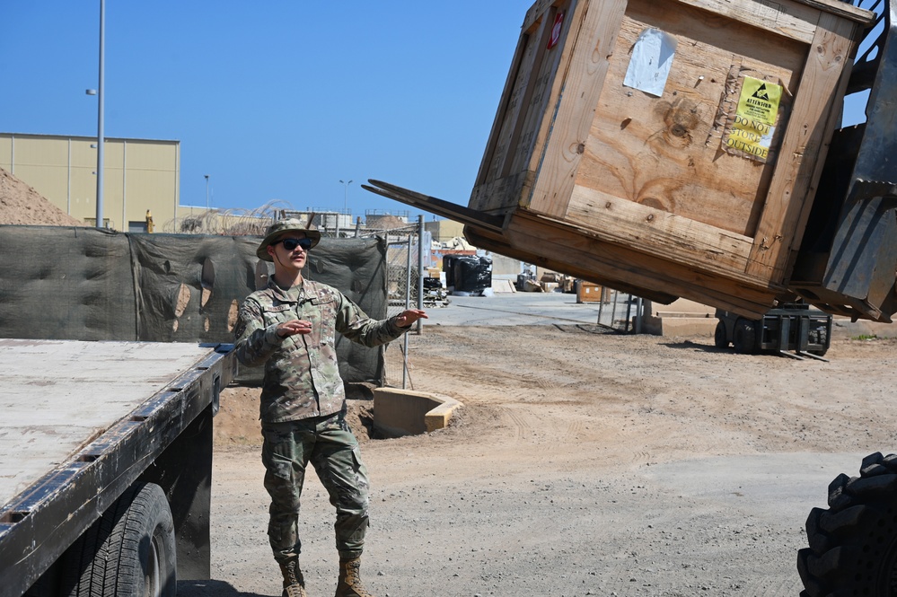 726th EABS Materiel Management specialists keep east Africa AOR supplied