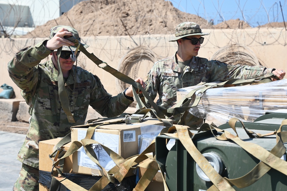 726th EABS Materiel Management specialists keep east Africa AOR supplied