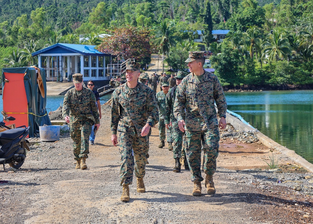 MARFORPAC Marines tour Naval Detachment Oyster Base during PHL-MARFORPAC M2M Staff Talks