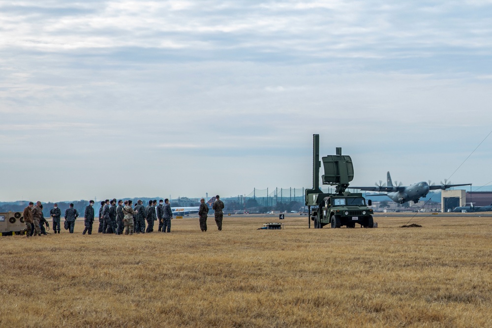 JASDF and U.S. Airmen Tour MACS-4’s ATNAVICS in Yokota