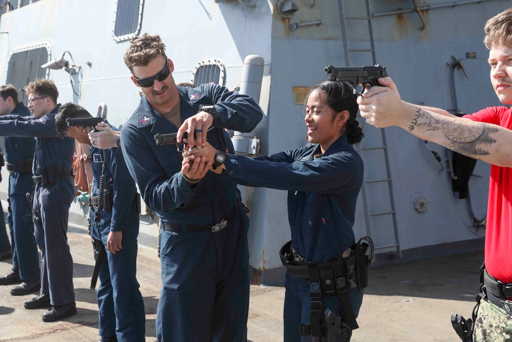 USS Truxtun Weapons Familiarization