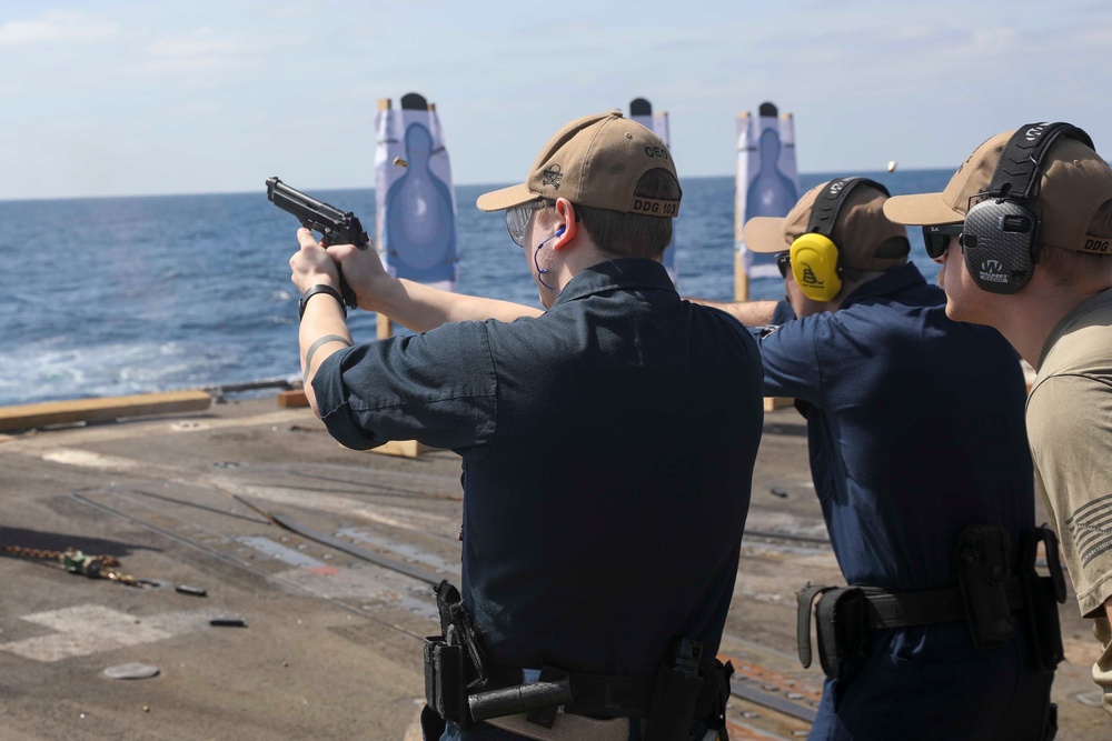 USS Truxtun Weapons Qualification