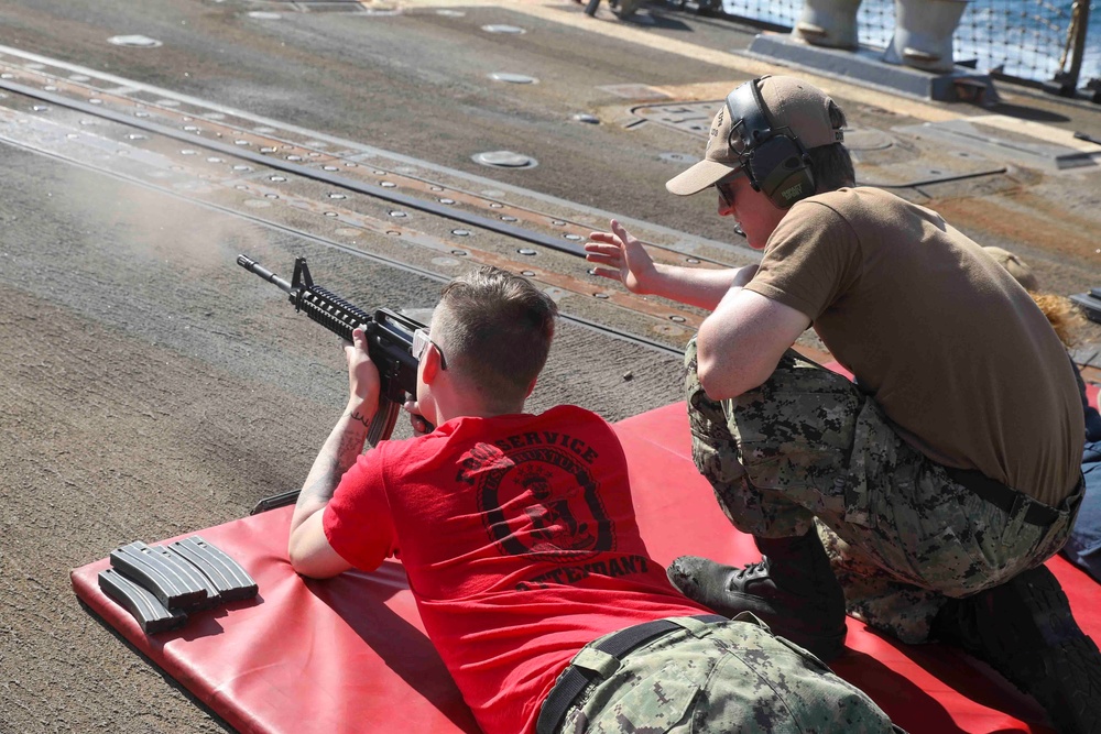 USS Truxtun Weapons Qualification