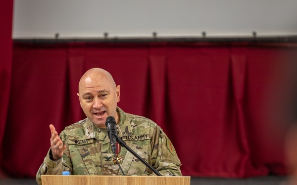 4th Infantry Division Artillery Takes Command from 1st Infantry Division in the Baltics Theater