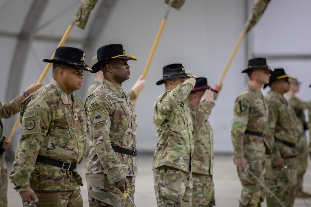 Black Jack Brigade Takes Command from Greywolf Brigade in the European Theater