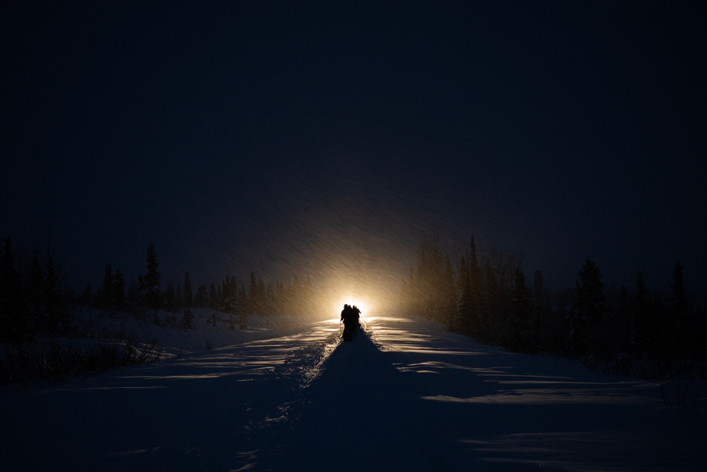 3rd ASOS special warfare Airmen conduct unsupported, sustained cold-weather training during Operation Agipen 2: Part II