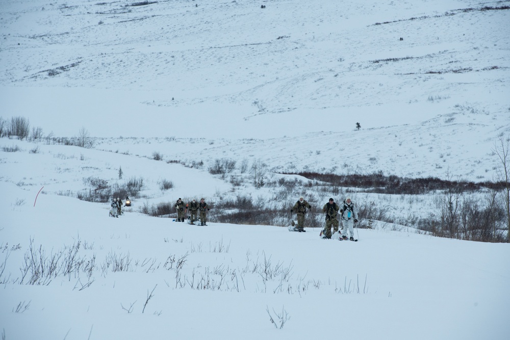 3rd ASOS special warfare Airmen conduct unsupported, sustained cold-weather training during Operation Agipen 2: Part II