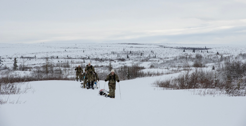 3rd ASOS special warfare Airmen conduct unsupported, sustained cold-weather training during Operation Agipen 2: Part II