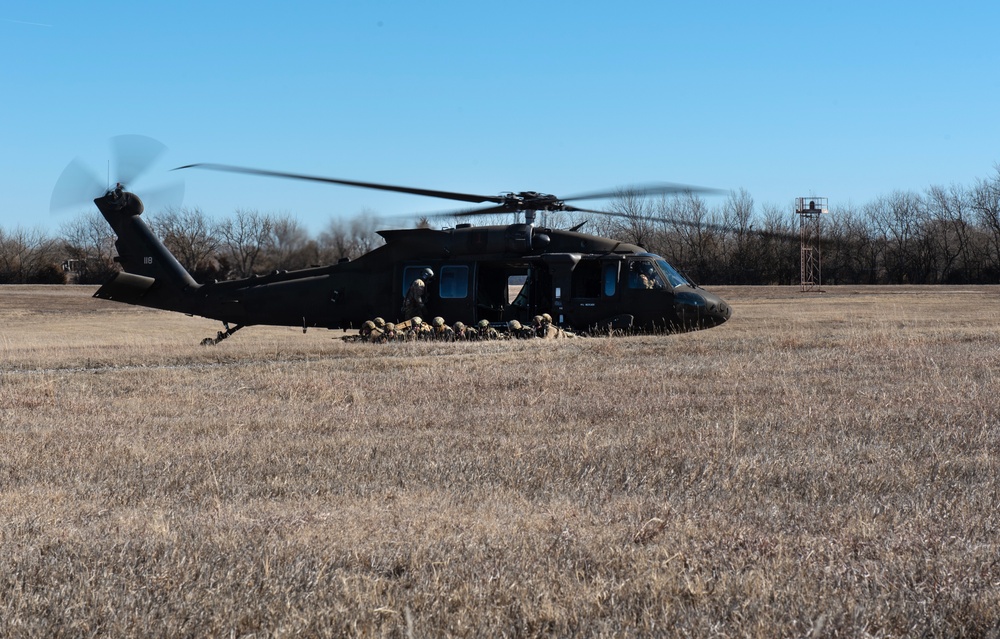 22 SFS conducts helo training with U.S. Army