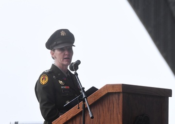 Soldier graduates into larger Army Family