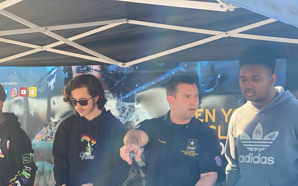 The Army's Robotic Team visits Lansdowne High School