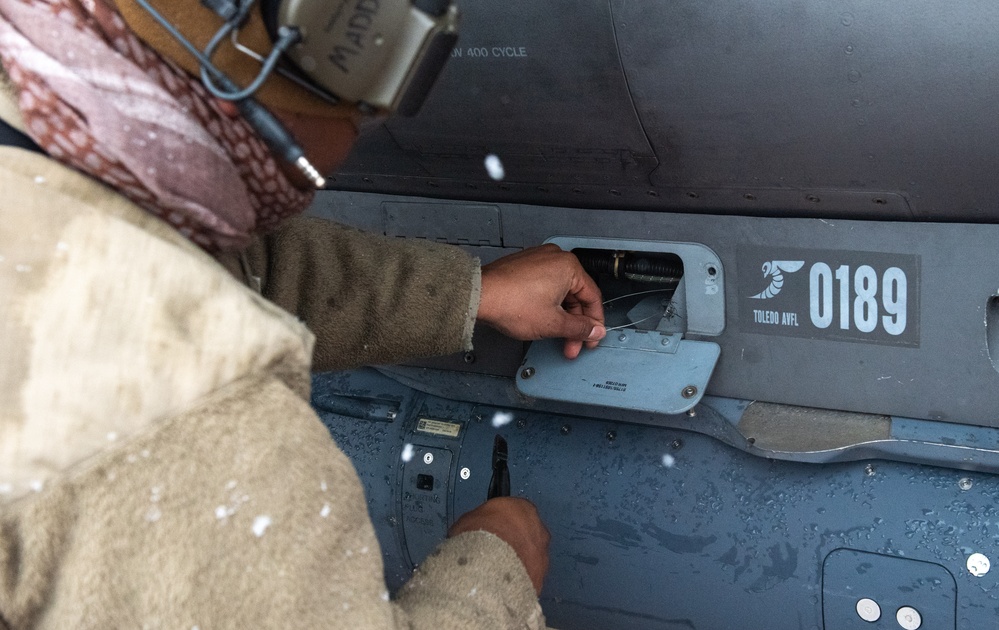 180FW Conducts Mission During Winter Weather