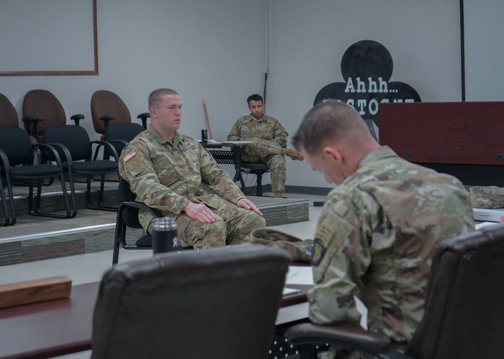 1 BCT Soldier and NCO of the Quarter Board