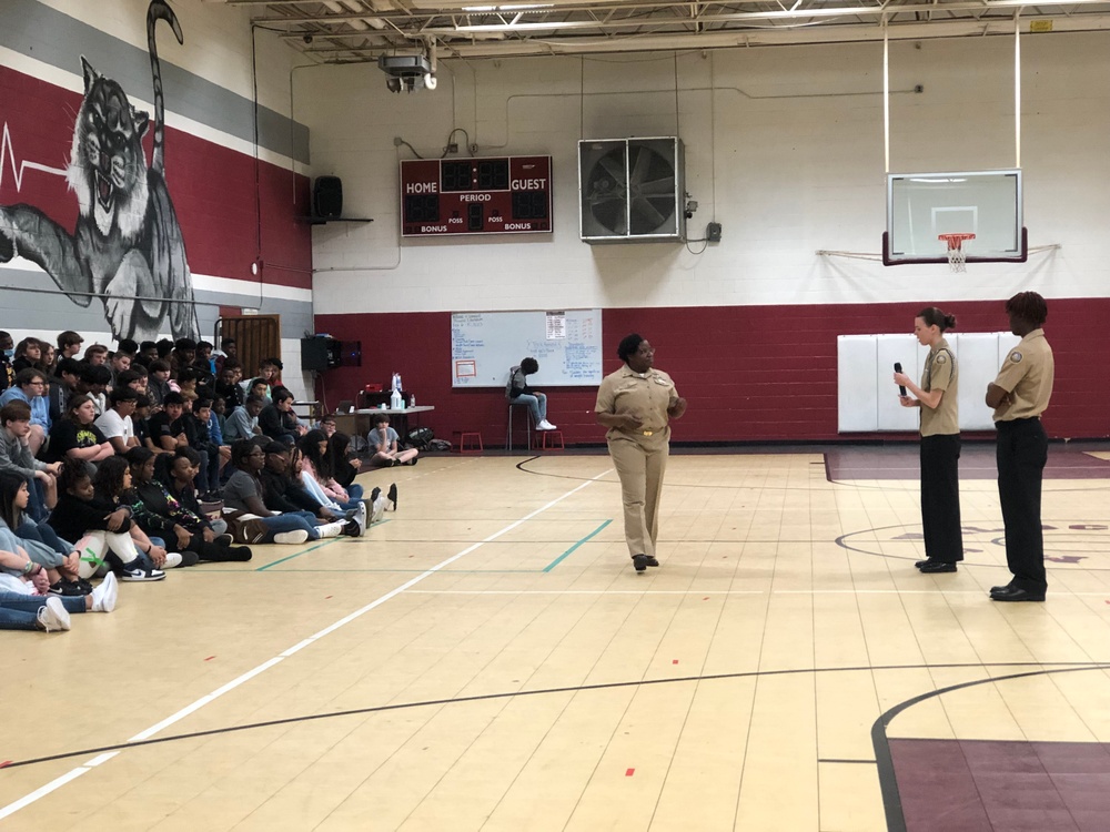 BRHS NJROTC Leadership, Mentorship Discussion