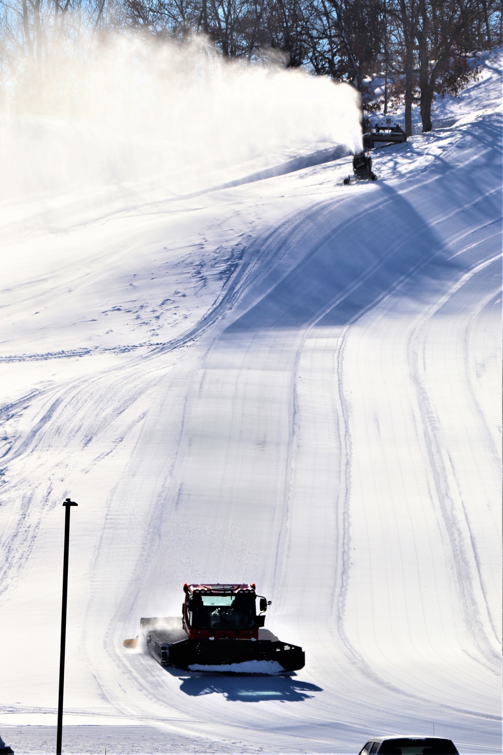 Whitetail Ridge Ski Area staff prepares area for operations