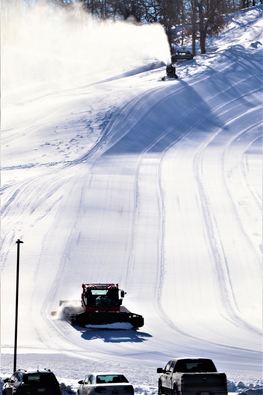 Whitetail Ridge Ski Area staff prepares area for operations