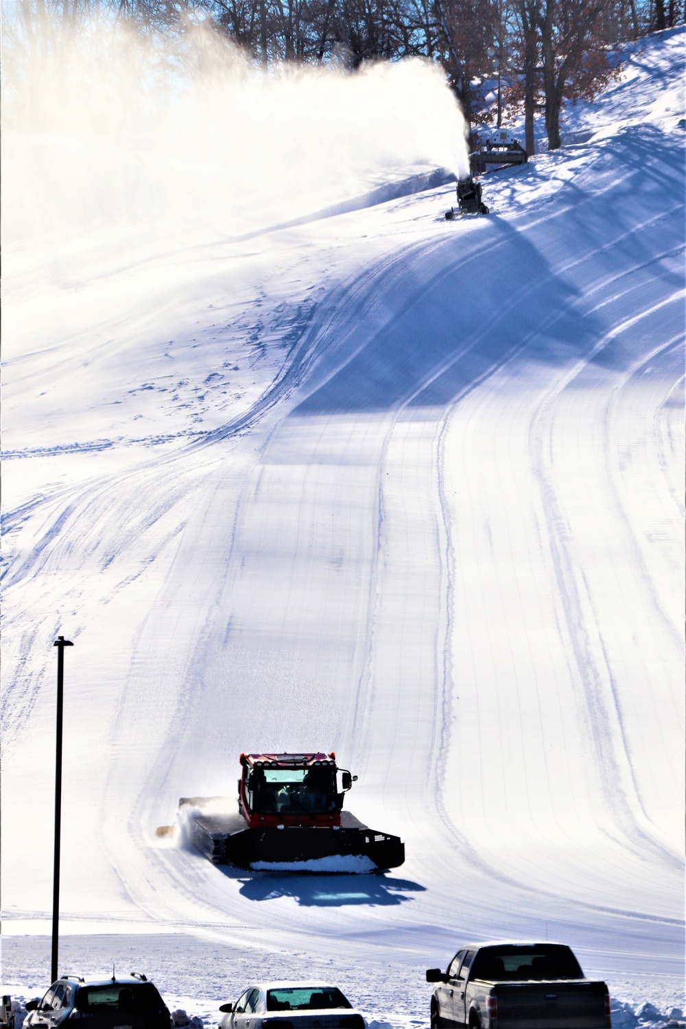 Whitetail Ridge Ski Area staff prepares area for operations