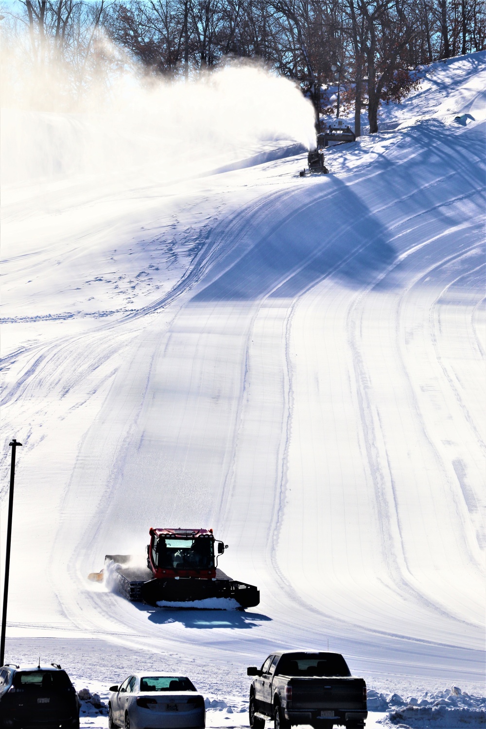 Whitetail Ridge Ski Area staff prepares area for operations