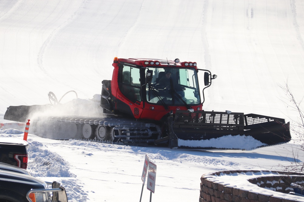 Whitetail Ridge Ski Area staff prepares area for operations