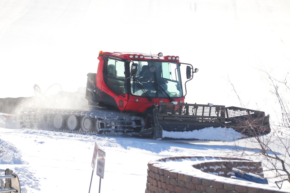 Whitetail Ridge Ski Area staff prepares area for operations