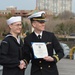 Naval Museum hosts a re-enlistment ceremony aboard Battleship Wisconsin