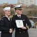 Naval Museum hosts a re-enlistment ceremony