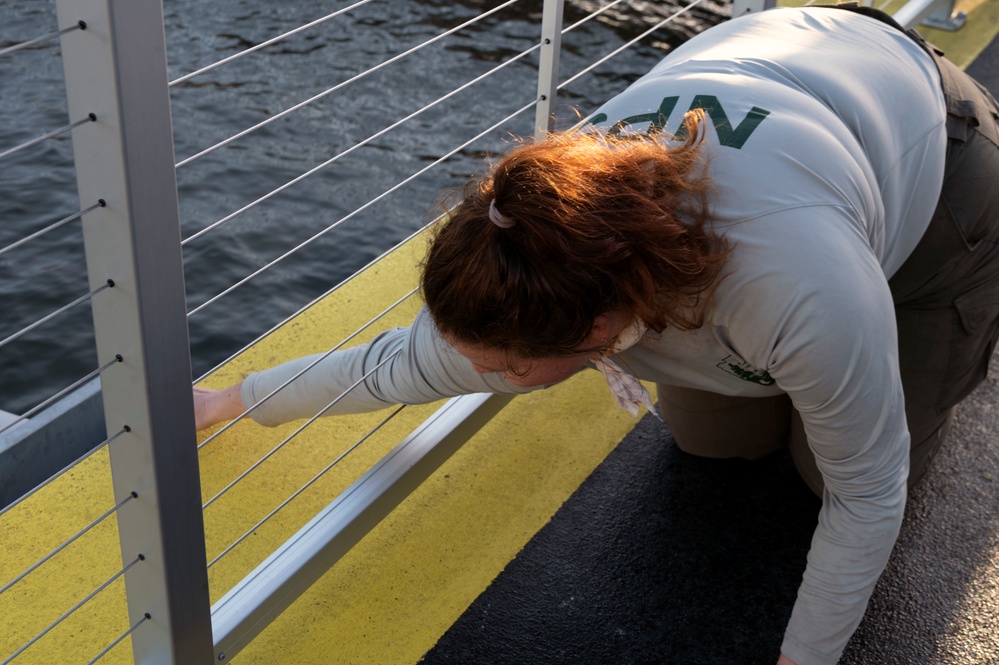 Completion of Dock Ceremony at the Pearl Harbor National Memorial