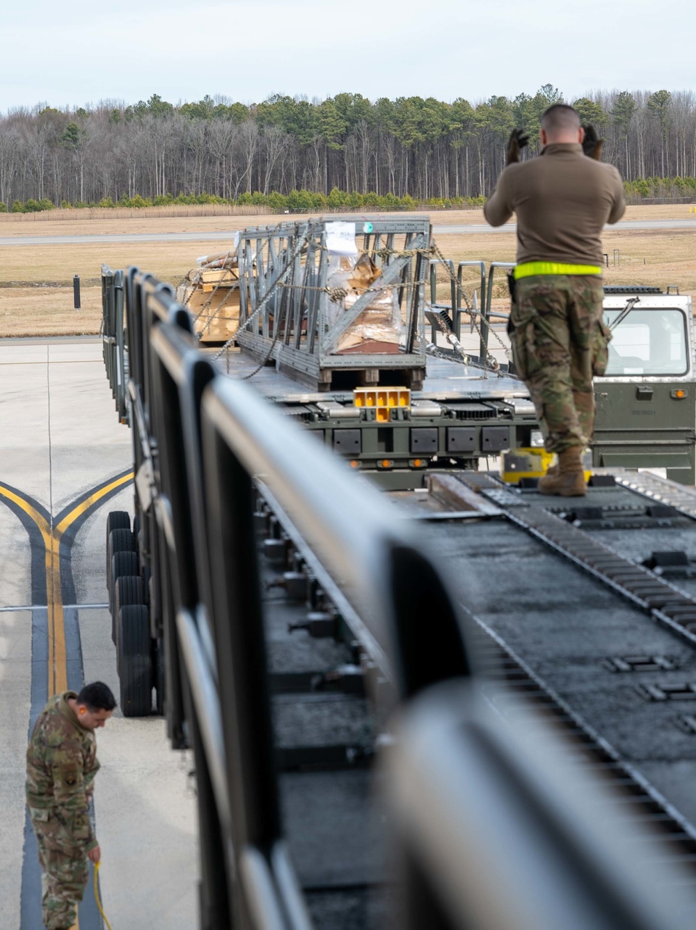 436th APS Airmen move the mission