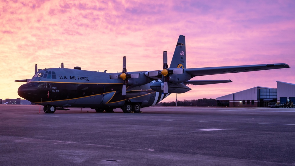 Centennial Heritage C-130H at sunrise