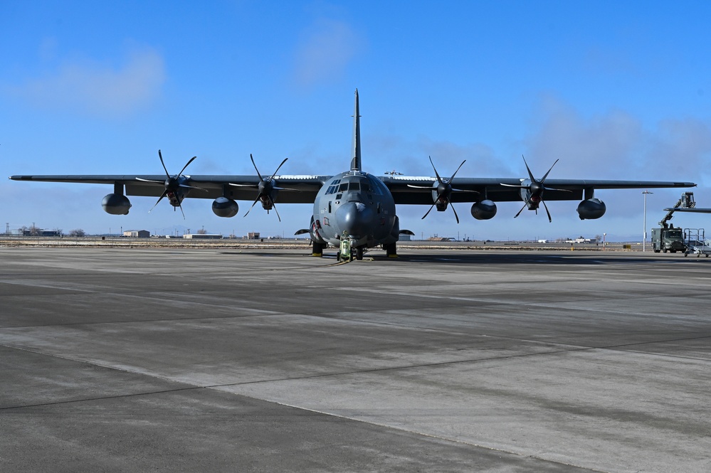 Snowfall across KAFB