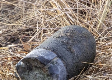 Army EOD technicians destroy unexploded round discovered on Gettysburg battlefield