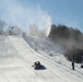 Snowmaking at Fort McCoy's Whitetail Ridge Ski Area