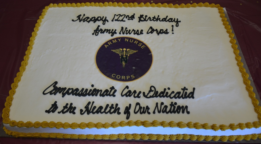 122nd Army Nurse Corps Birthday celebration at Tripler Army Medical Center