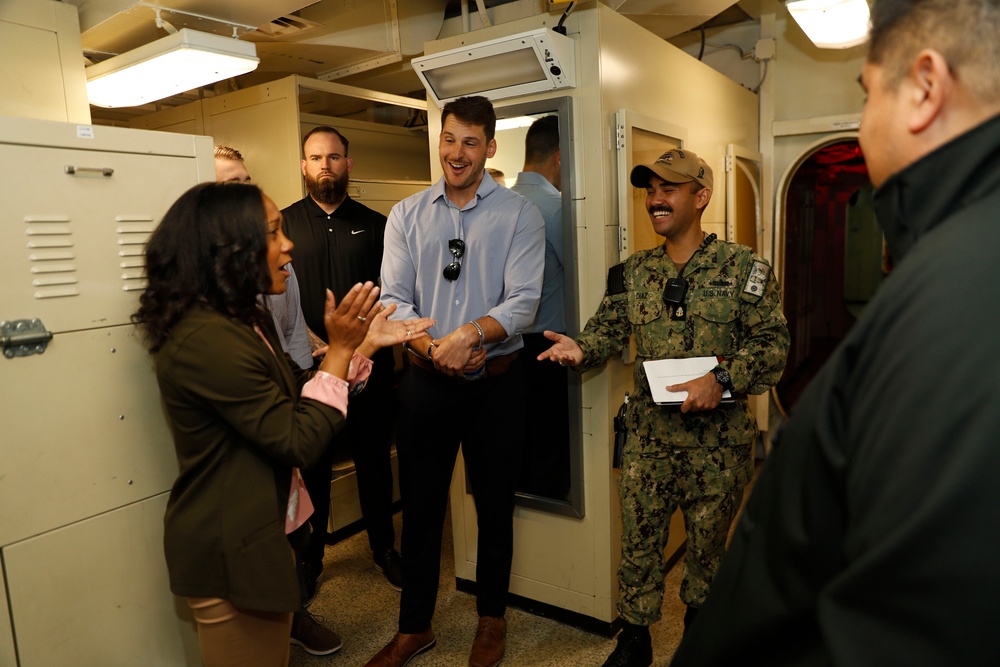 USS Abraham Lincoln hosts OLA Liaisons