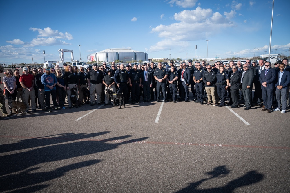 Coast Guard K-9 teams assist in Super Bowl LVII security