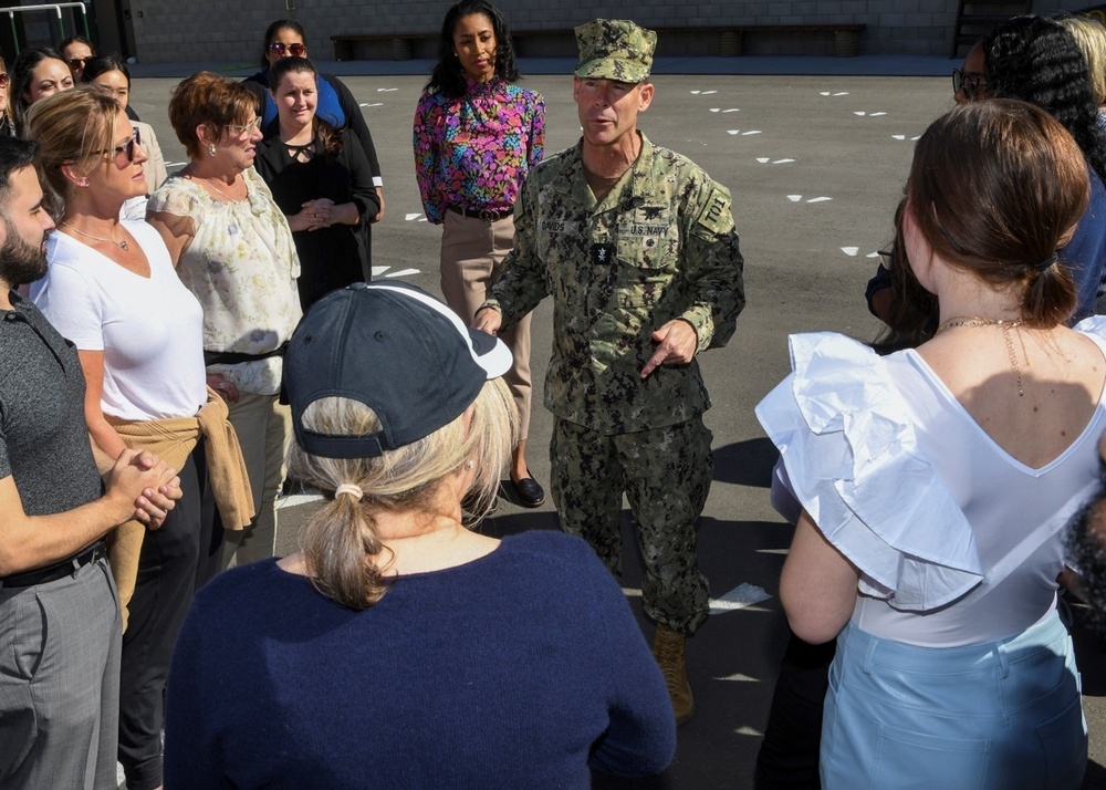 Congressional staff members visit Naval Special Warfare Center