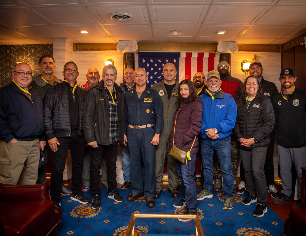 USS Carl Vinson (CVN 70) Hosts Visitors While Underway