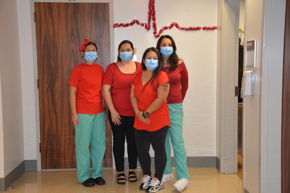 TAMC Staff celebrate National Wear Red Day