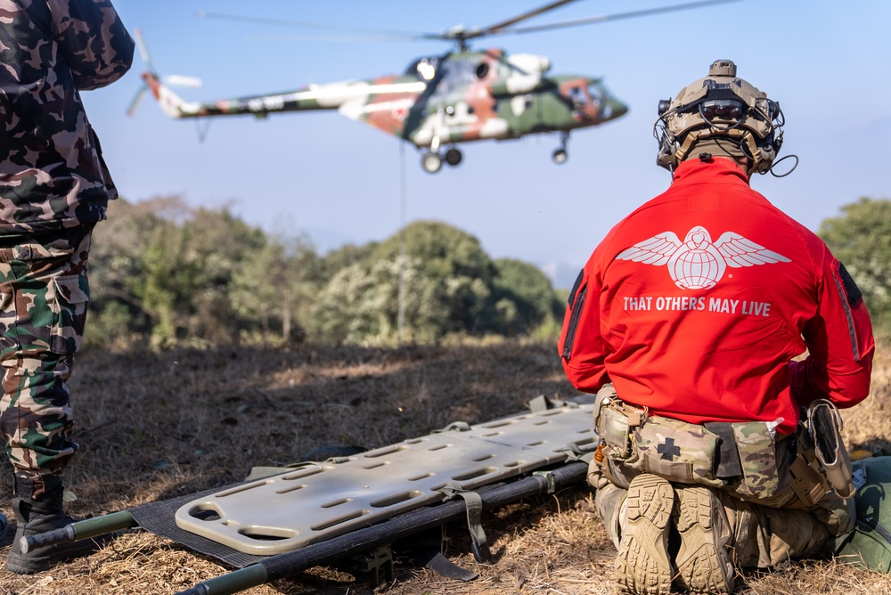 United States Special Operations conducts High Angle Training with Nepali Rangers