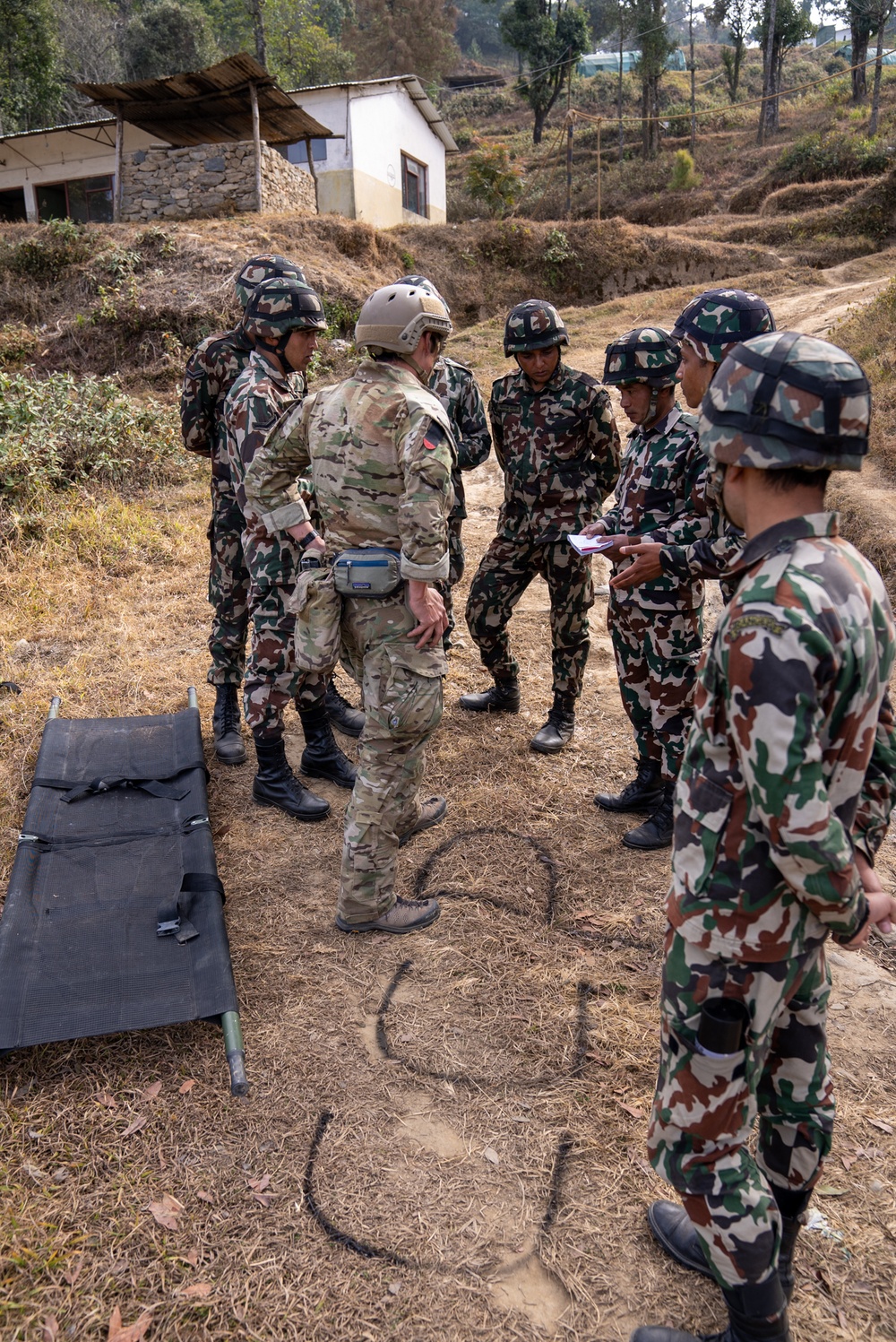 United States Special Operations conducts High Angle Training with Nepali Rangers