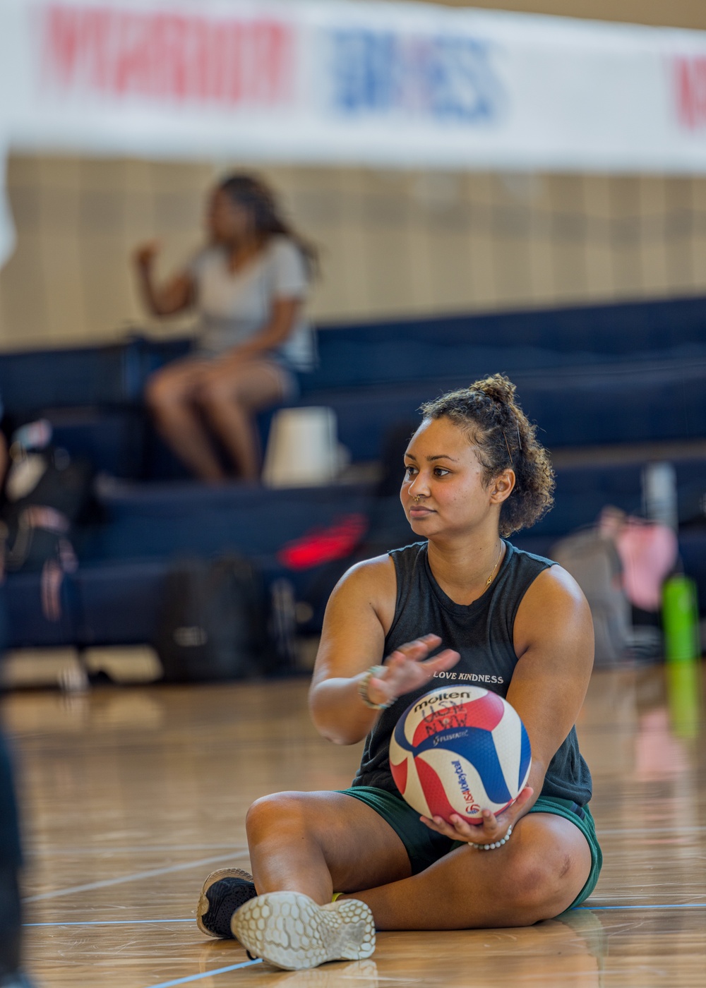 Team Navy Adaptive Sports Sitting Volleyball Camp at JBPHH