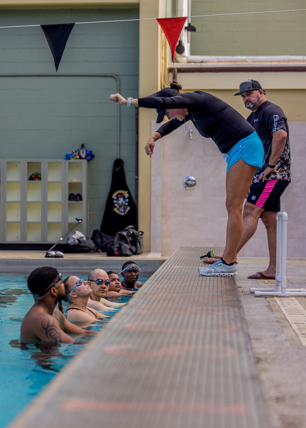 Team Navy Adaptive Sports Swimming Camp at JBPHH