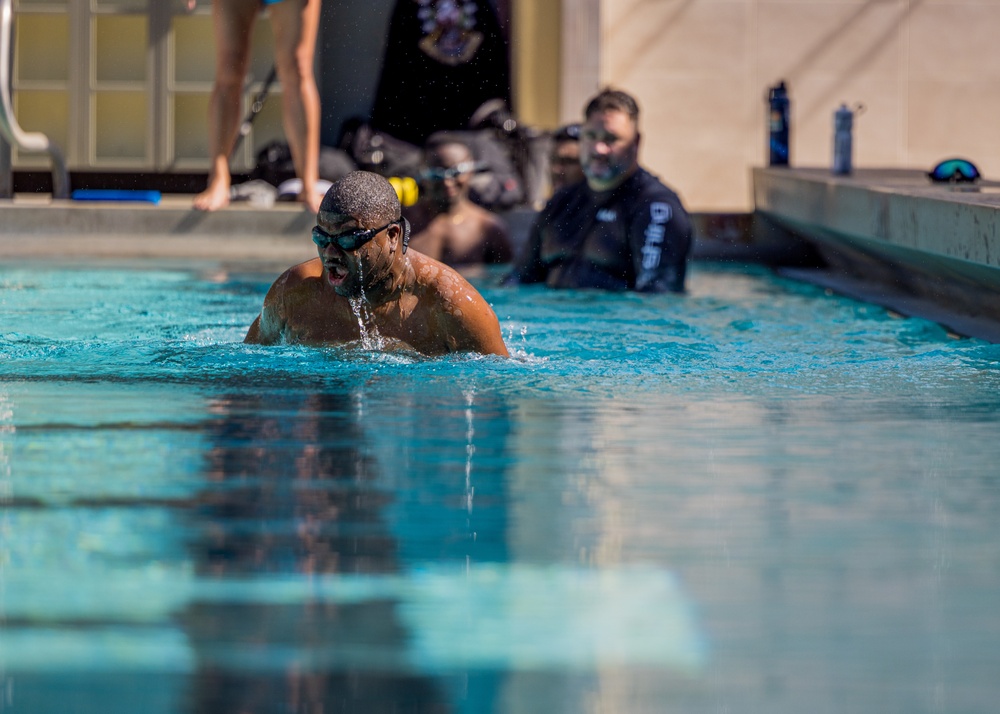 Team Navy Adaptive Sports Swimming Camp at JBPHH