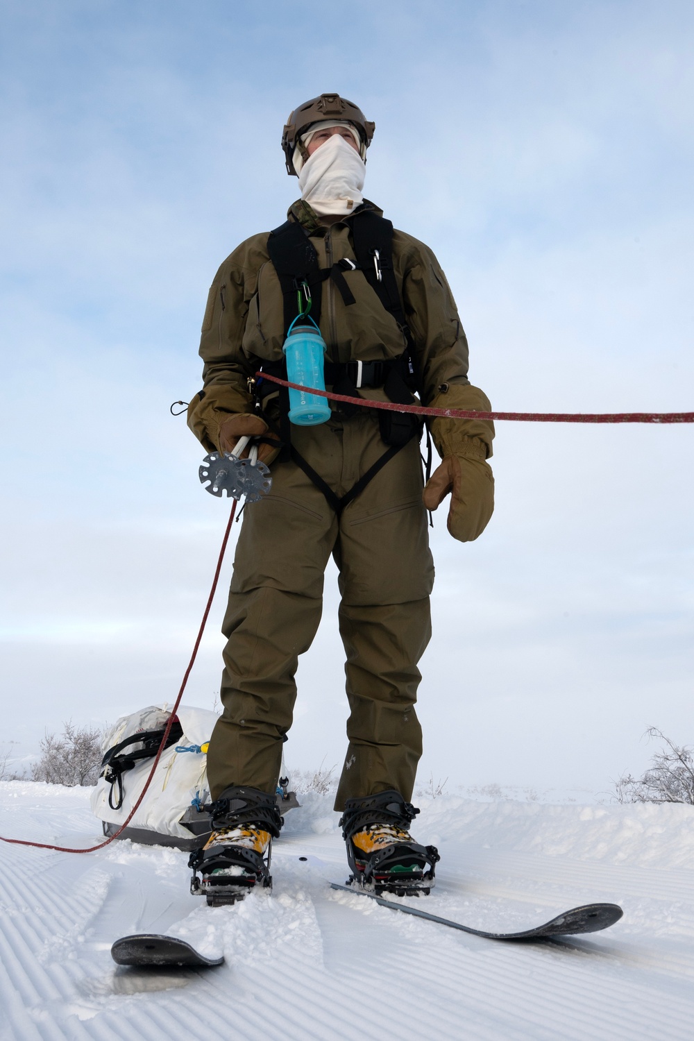 3rd ASOS special warfare Airmen conduct unsupported, sustained cold-weather training during Operation Agipen 2: Part III