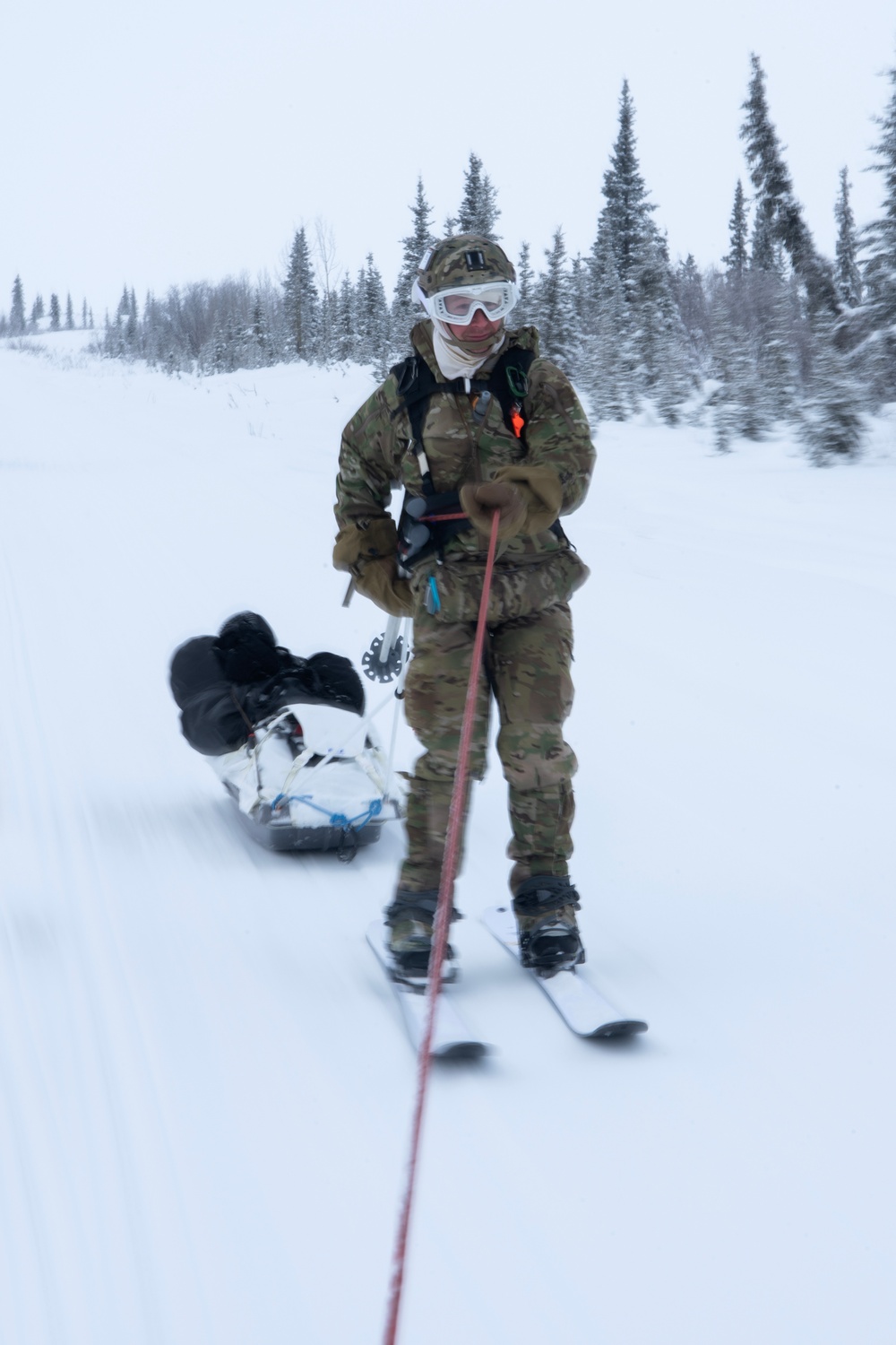 3rd ASOS special warfare Airmen conduct unsupported, sustained cold-weather training during Operation Agipen 2: Part III