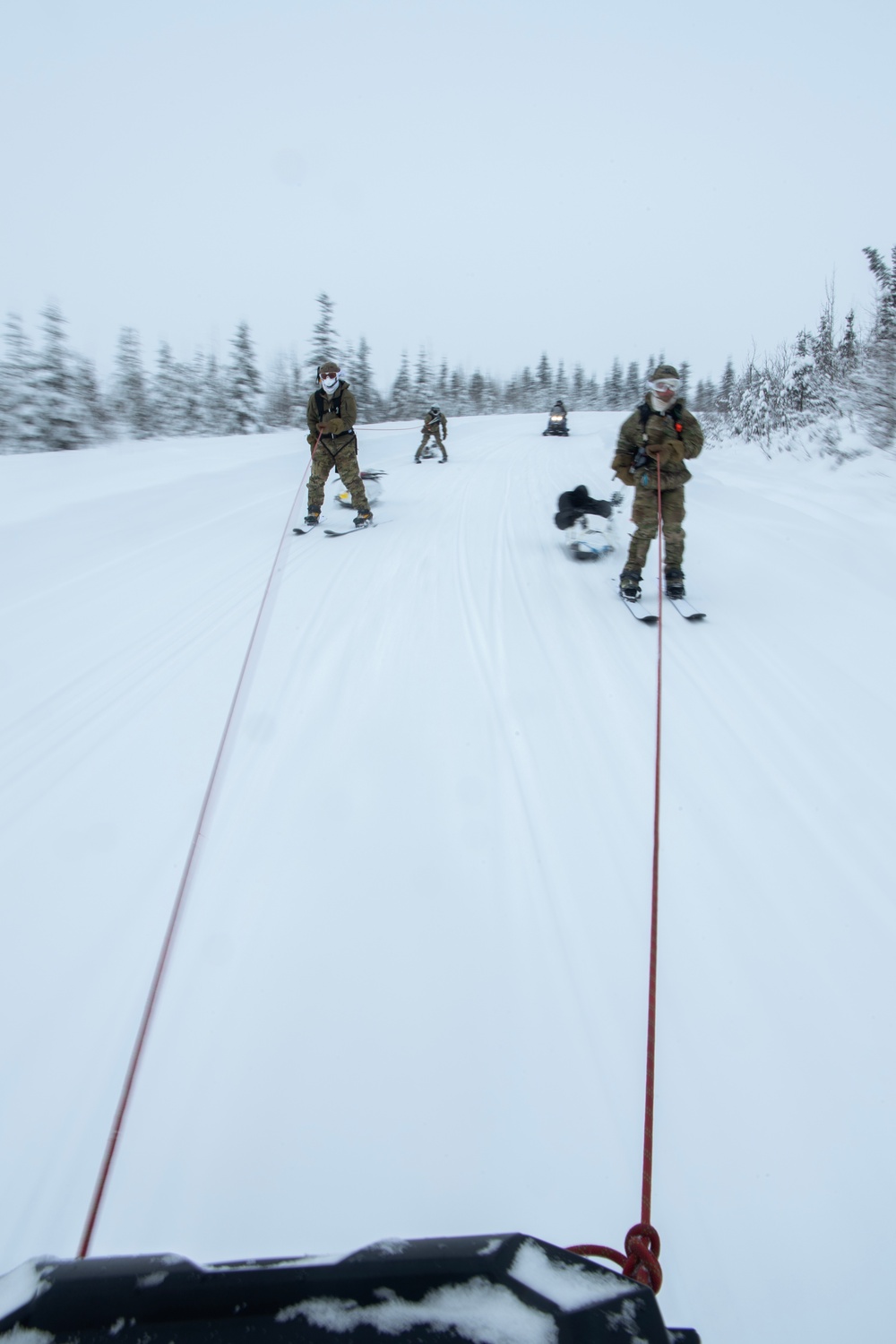 3rd ASOS special warfare Airmen conduct unsupported, sustained cold-weather training during Operation Agipen 2: Part III