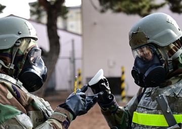 Wolf Pack bioenvironmental engineering performs radiation reading training