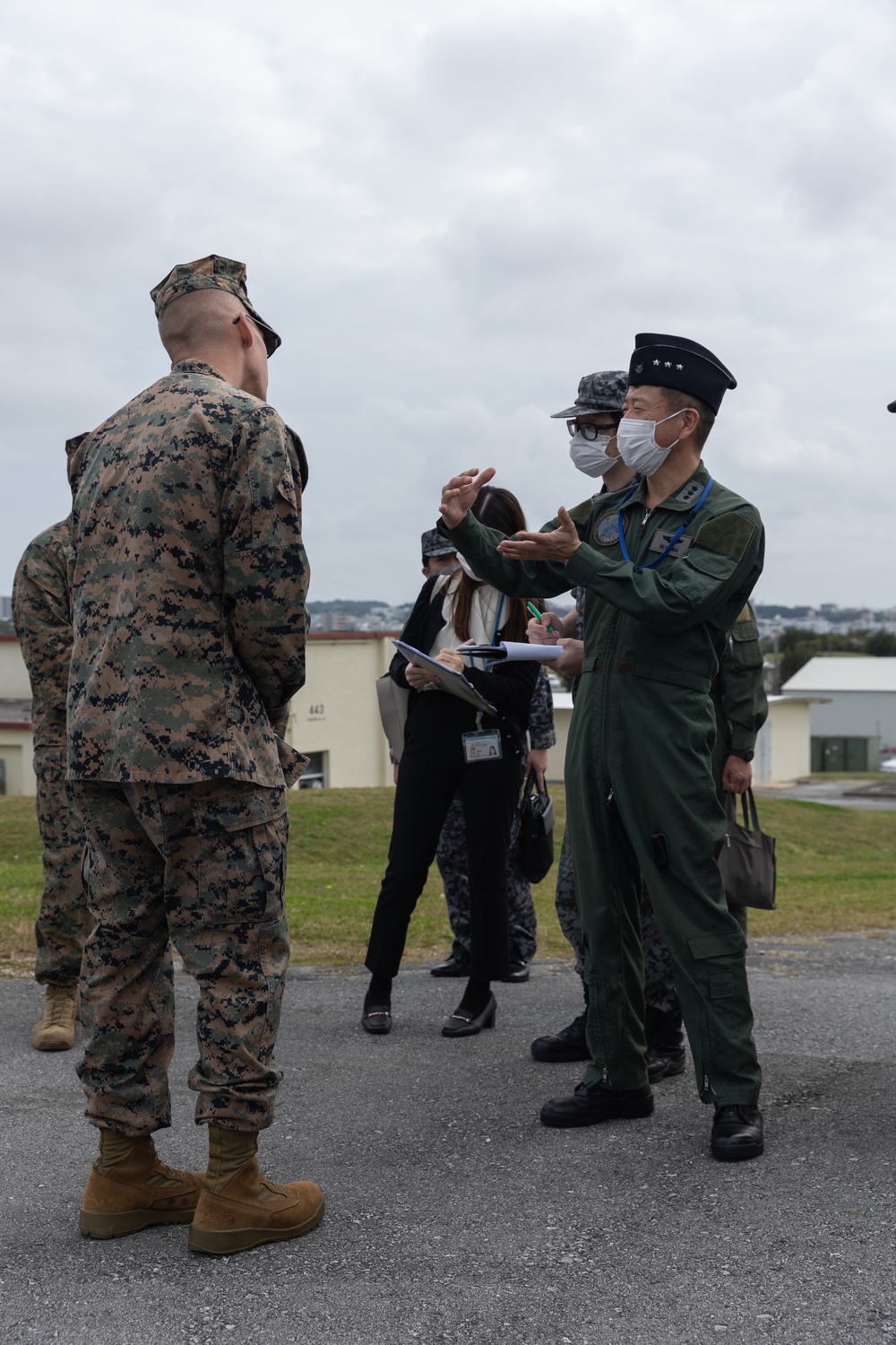 Japanese Southwestern Air Defense Force Visits MACS-4  