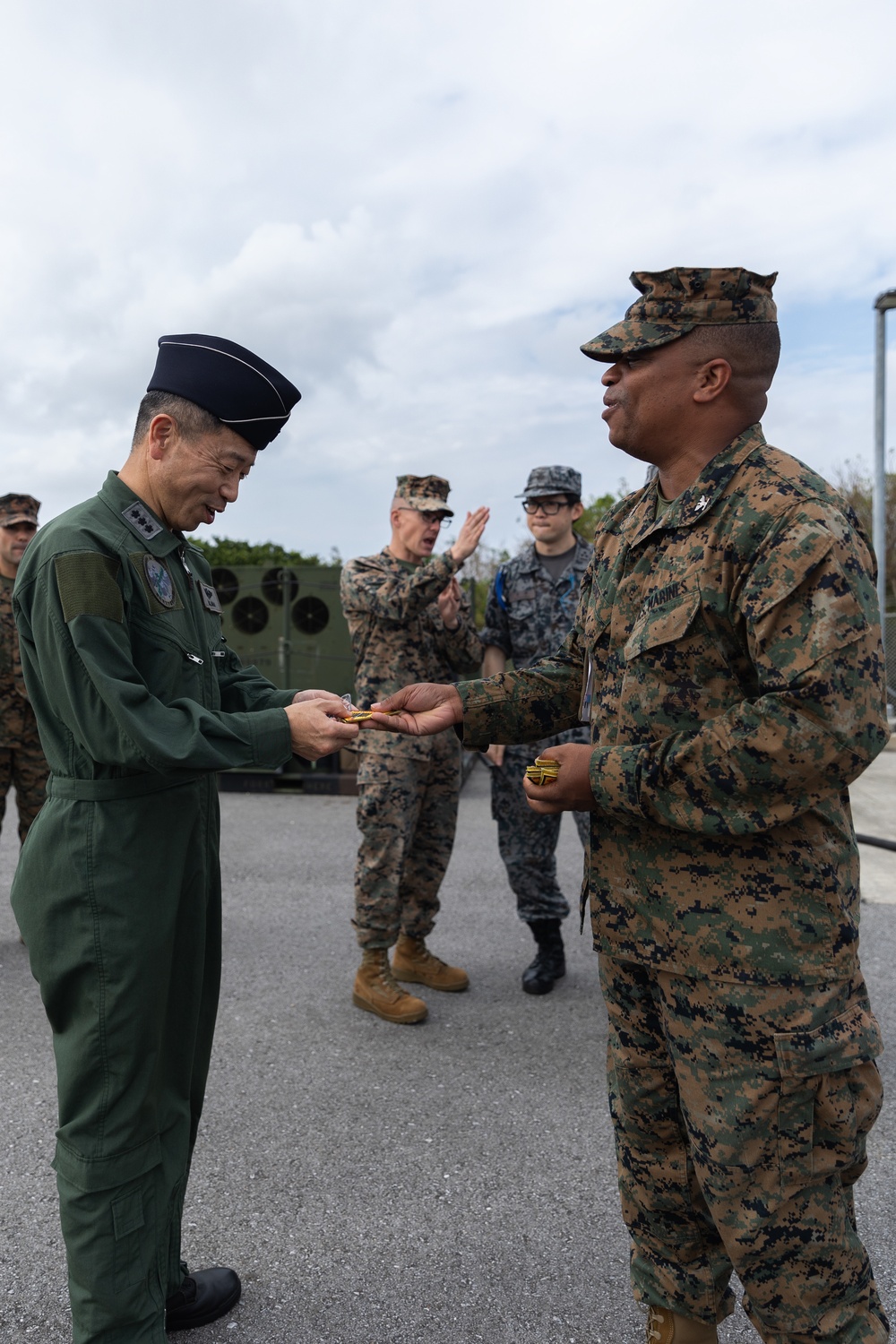 Japanese Southwestern Air Defense Force Visits MACS-4  